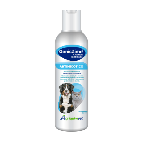 GenicZime Champú Medicado Antimicótico 400ml - Imagen 2